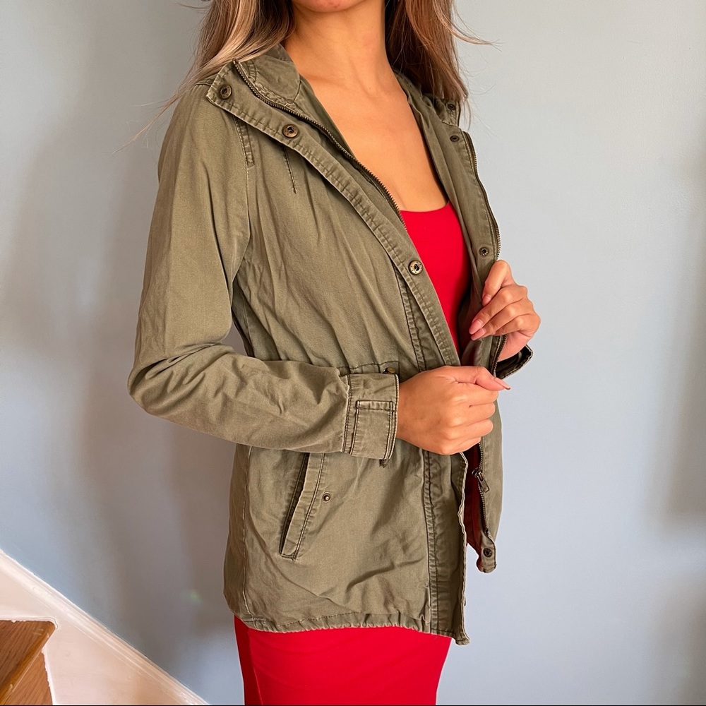 olive jacket - Picture 2 of 4